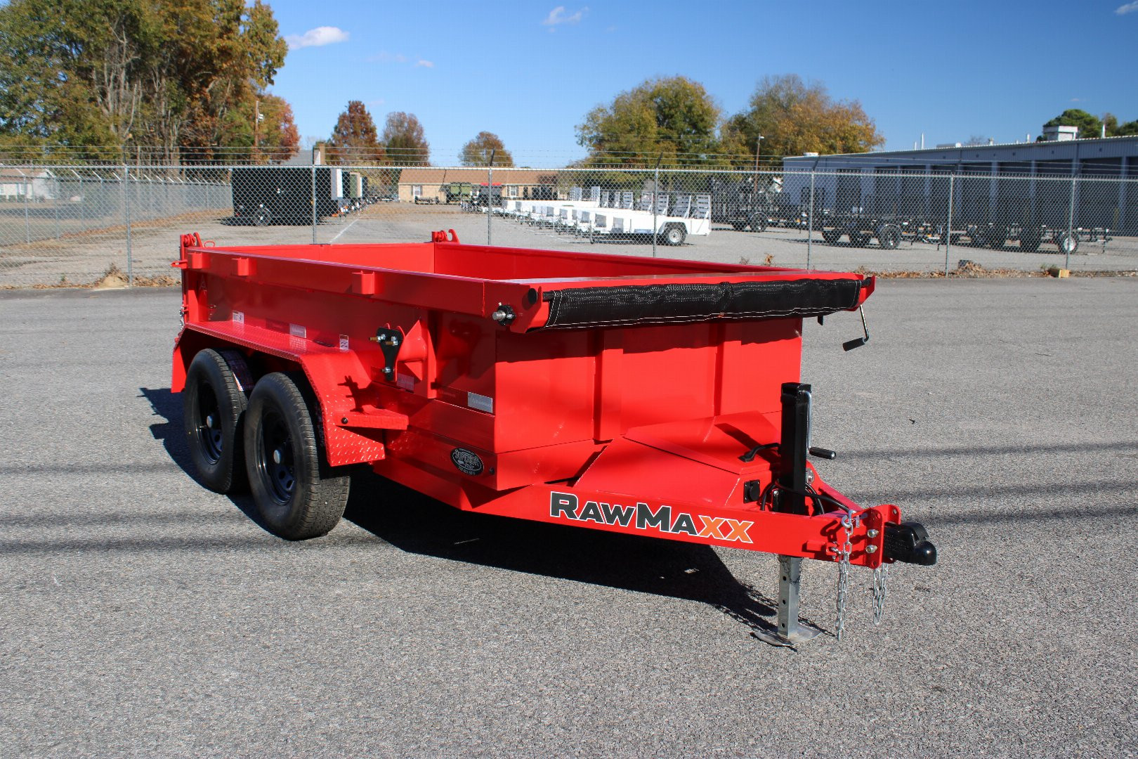 New 2025 RawMaxx SDX 6x10 10k Dump Trailer
