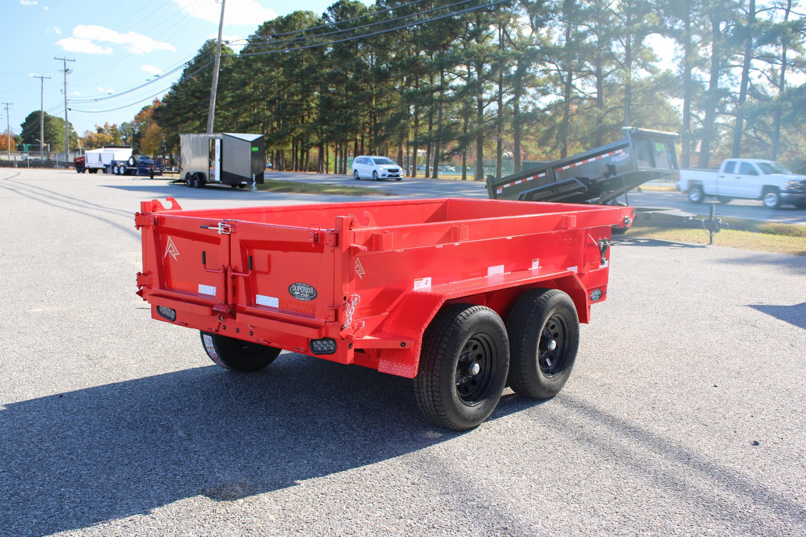 New 2025 RawMaxx SDX 6x10 10k Dump Trailer