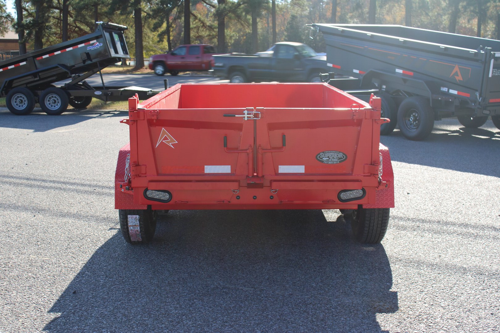 New 2025 RawMaxx SDX 6x10 10k Dump Trailer