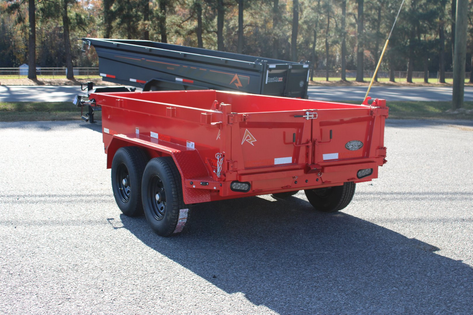New 2025 RawMaxx SDX 6x10 10k Dump Trailer
