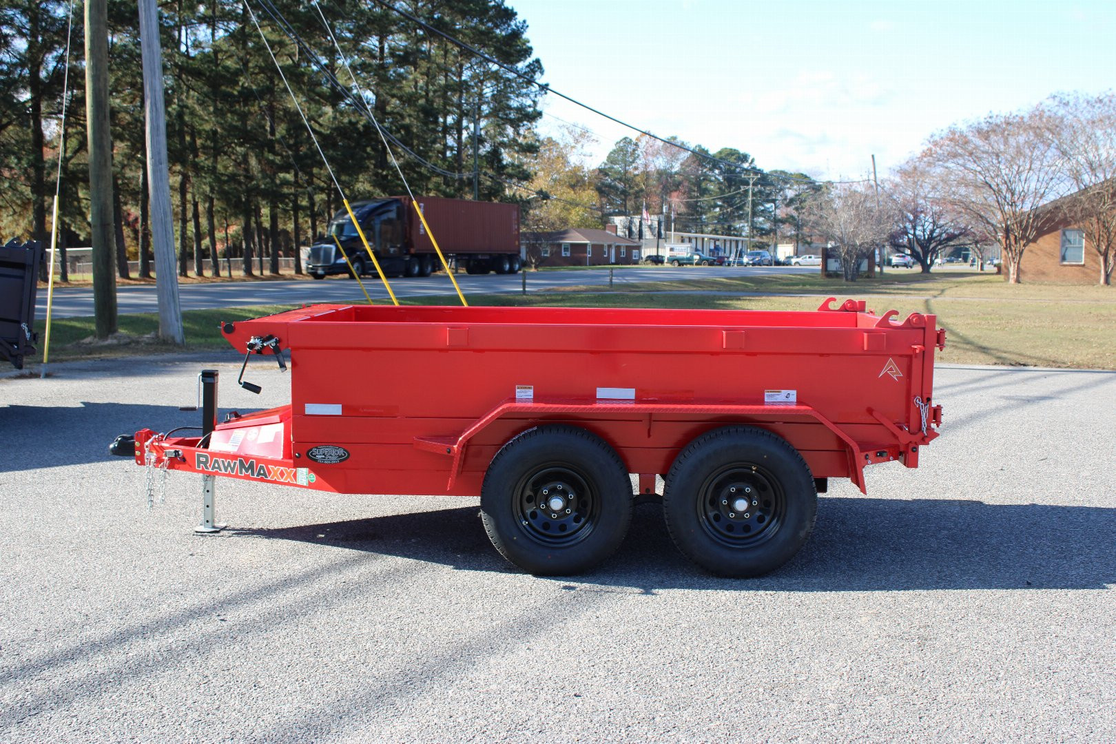 New 2025 RawMaxx SDX 6x10 10k Dump Trailer