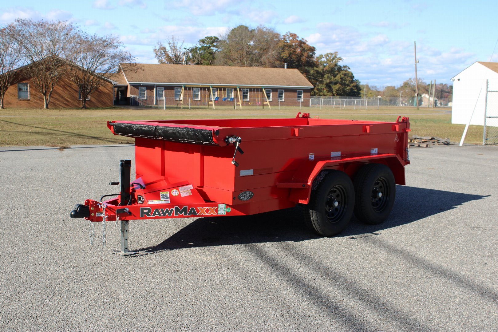 New 2025 RawMaxx SDX 6x10 10k Dump Trailer