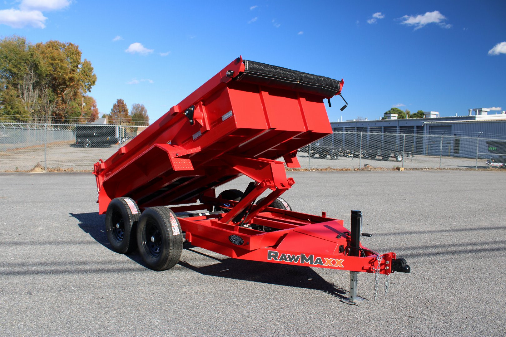 New 2025 RawMaxx SDX 6x10 10k Dump Trailer