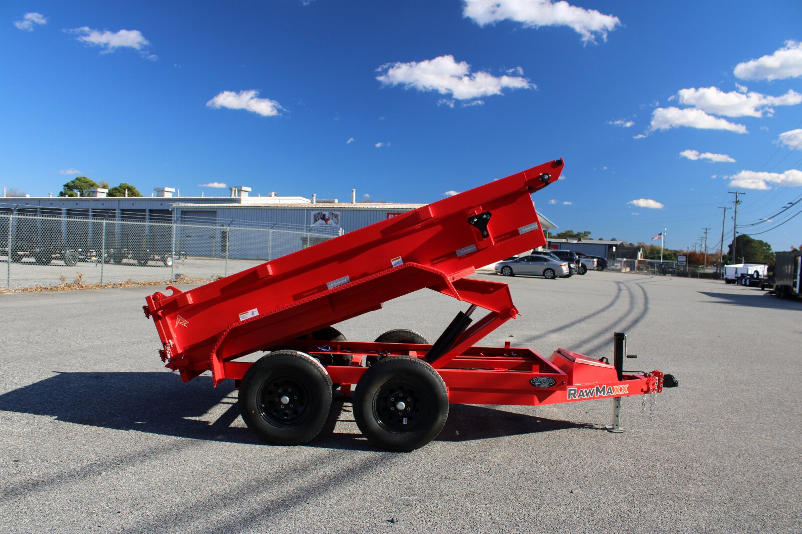 New 2025 RawMaxx SDX 6x10 10k Dump Trailer