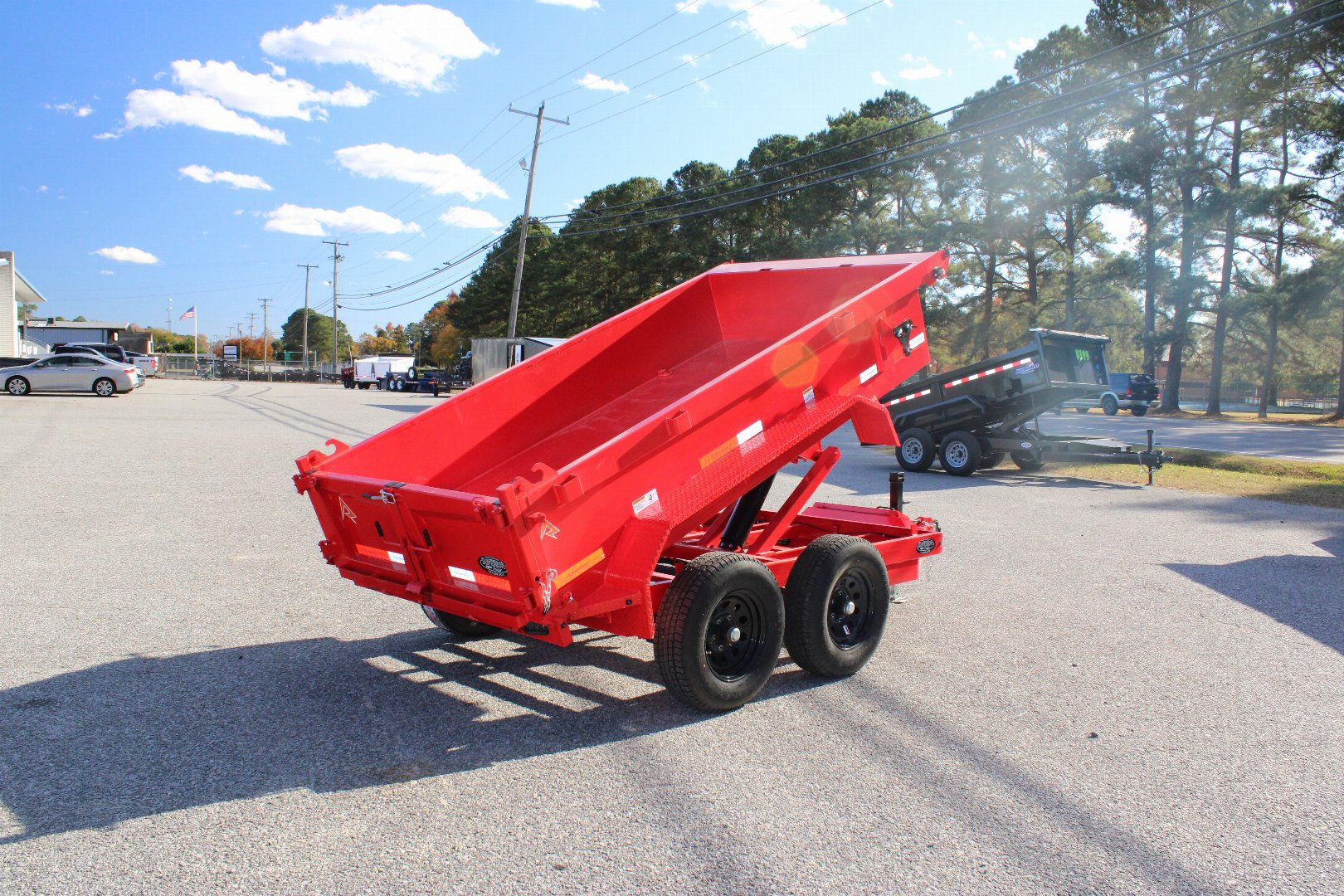 New 2025 RawMaxx SDX 6x10 10k Dump Trailer