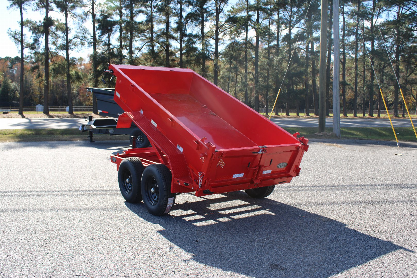 New 2025 RawMaxx SDX 6x10 10k Dump Trailer