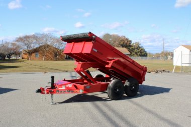 New 2025 RawMaxx SDX 6x10 10k Dump Trailer