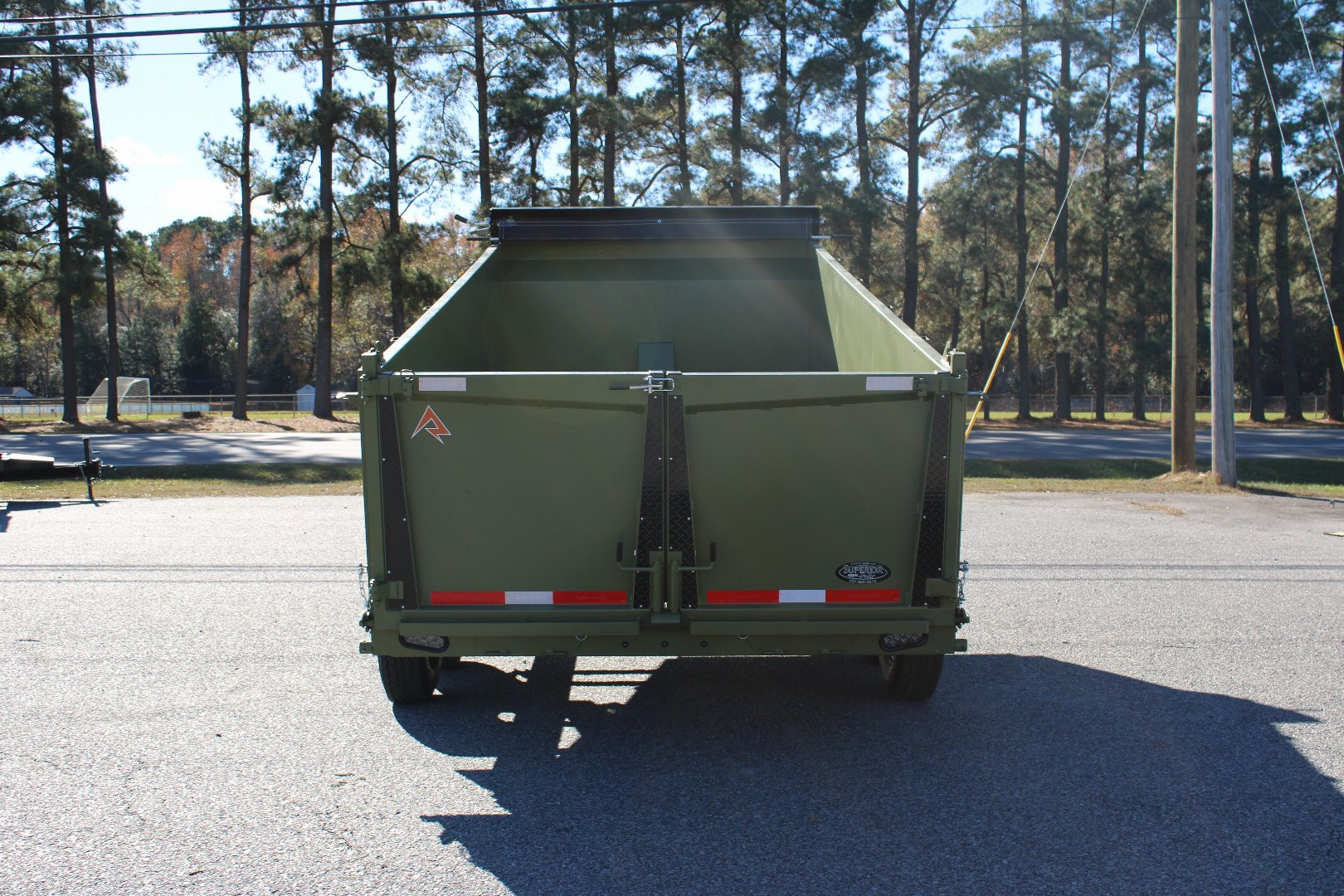 New 2025 RawMaxx 7x16 14K Telescopic Dump Trailer