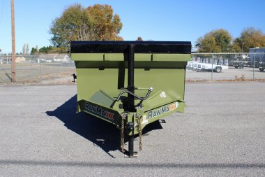New 2025 RawMaxx 7x16 14K Telescopic Dump Trailer