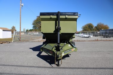 New 2025 RawMaxx 7x16 14K Telescopic Dump Trailer