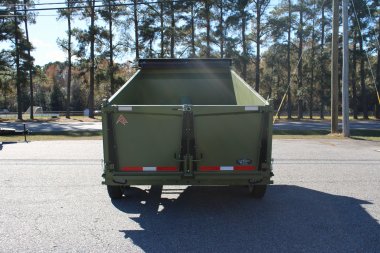New 2025 RawMaxx 7x16 14K Telescopic Dump Trailer
