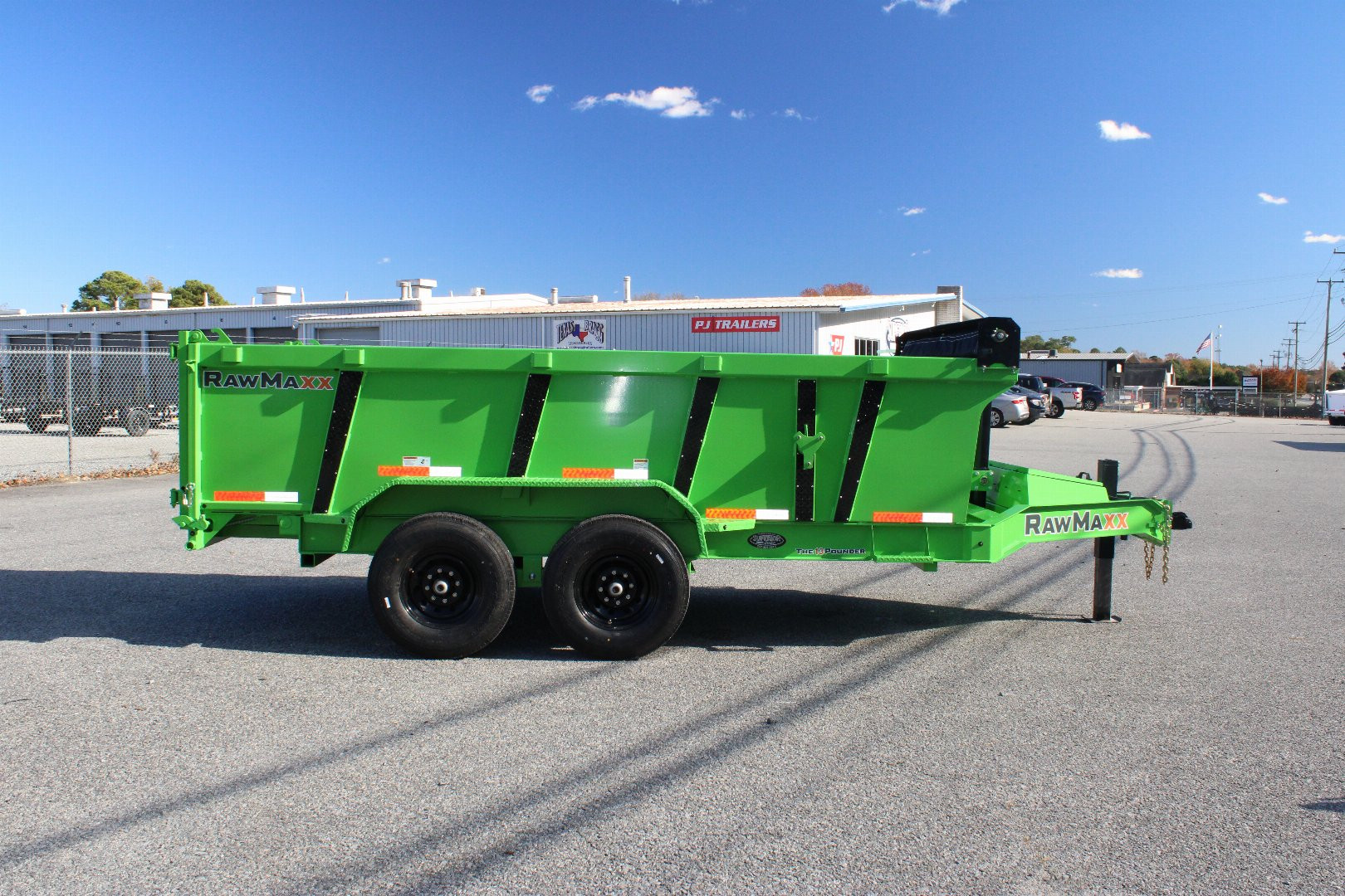 New 2025 RawMaxx 7x14 14K Telescopic Dump Trailer