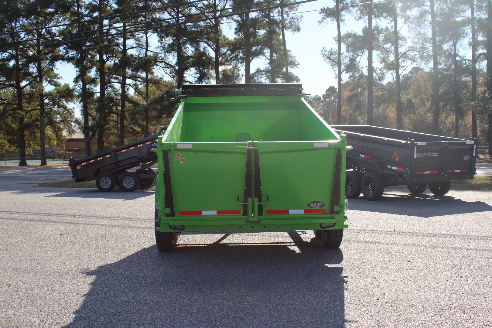 New 2025 RawMaxx 7x14 14K Telescopic Dump Trailer