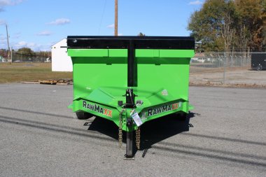 New 2025 RawMaxx 7x14 14K Telescopic Dump Trailer