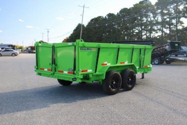 New 2025 RawMaxx 7x14 14K Telescopic Dump Trailer
