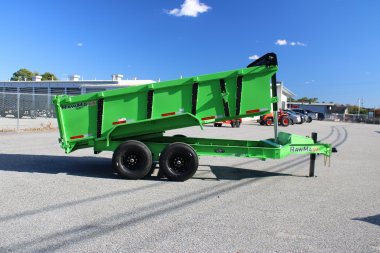 New 2025 RawMaxx 7x14 14K Telescopic Dump Trailer
