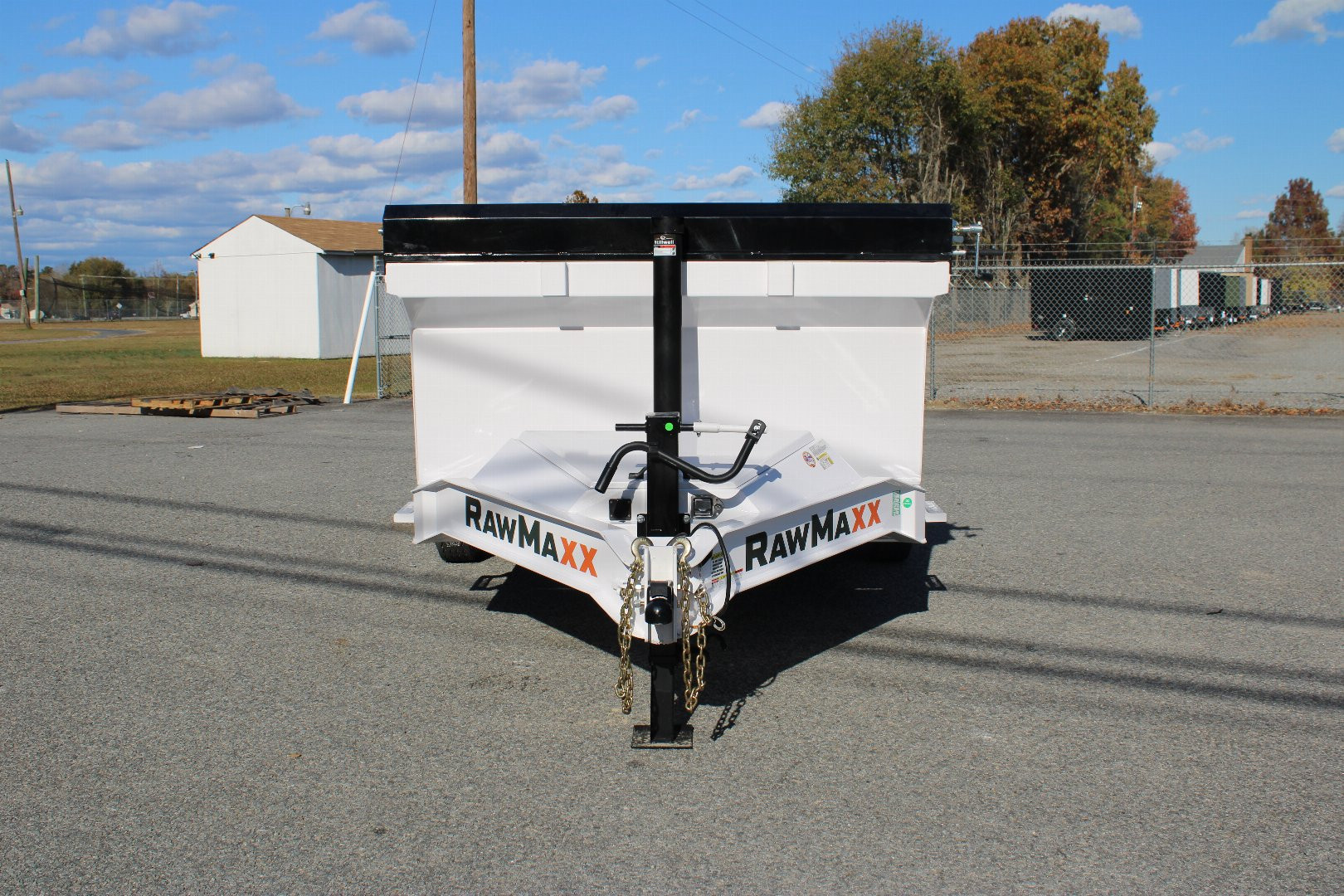 New 2025 RawMaxx 7x14 14K Telescopic Dump Trailer