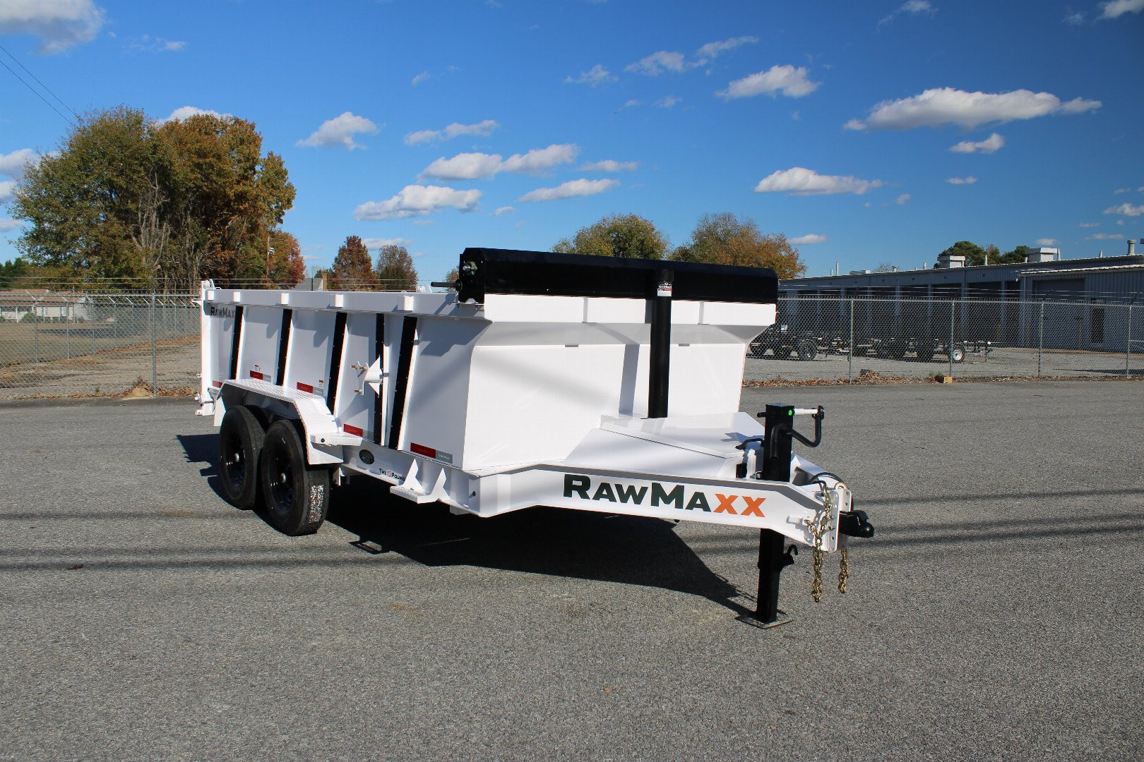 New 2025 RawMaxx 7x14 14K Telescopic Dump Trailer