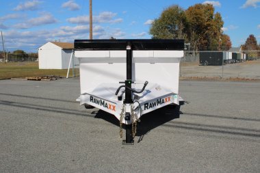 New 2025 RawMaxx 7x14 14K Telescopic Dump Trailer