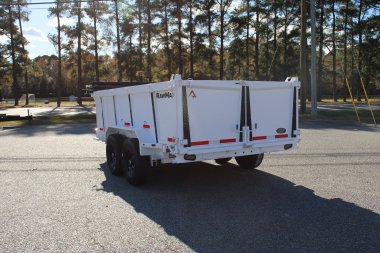 New 2025 RawMaxx 7x14 14K Telescopic Dump Trailer