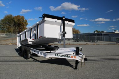 New 2025 RawMaxx 7x14 14K Telescopic Dump Trailer
