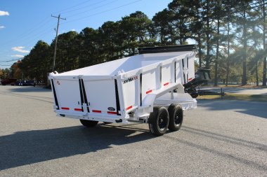 New 2025 RawMaxx 7x14 14K Telescopic Dump Trailer