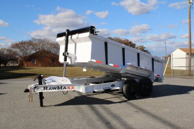 New 2025 RawMaxx 7x14 14K Telescopic Dump Trailer