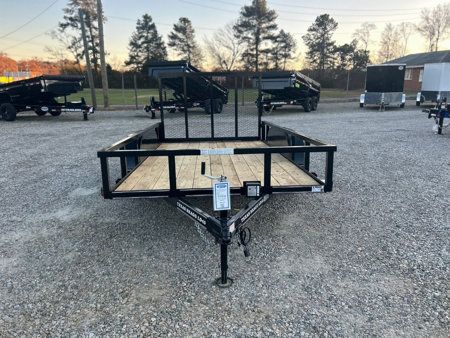 New 2025 TEXAS BRAGG TRAILERS 12LD 5K w/ Gate Utility Trailer