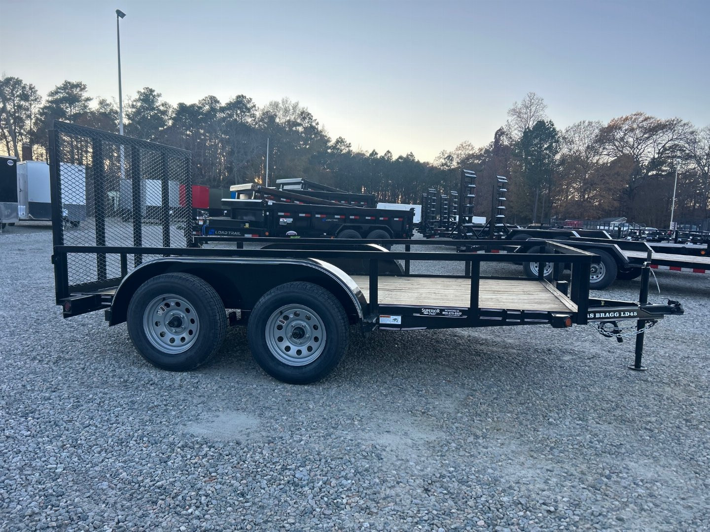 New 2025 TEXAS BRAGG TRAILERS 12LD 5K w/ Gate Utility Trailer