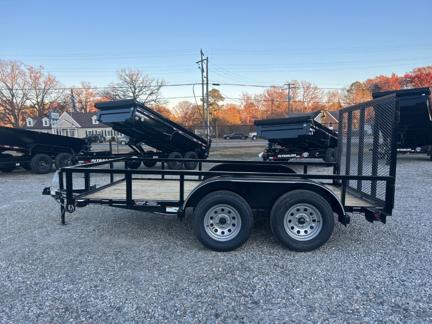 New 2025 TEXAS BRAGG TRAILERS 12LD 5K w/ Gate Utility Trailer