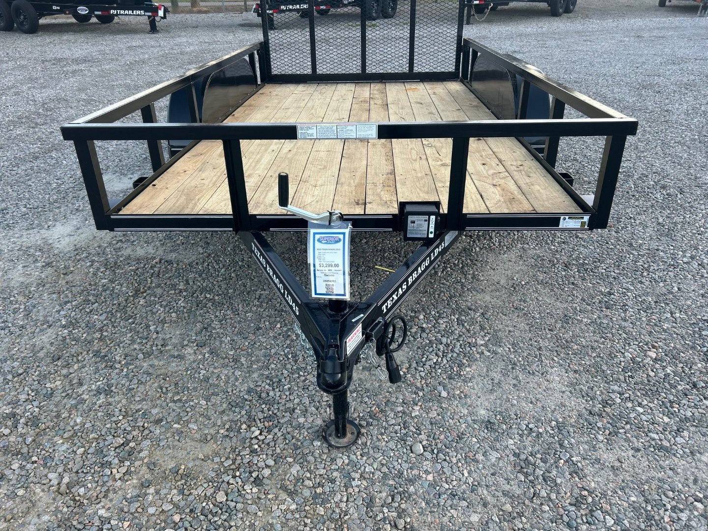 New 2025 TEXAS BRAGG TRAILERS 12LD 5K w/ Gate Utility Trailer