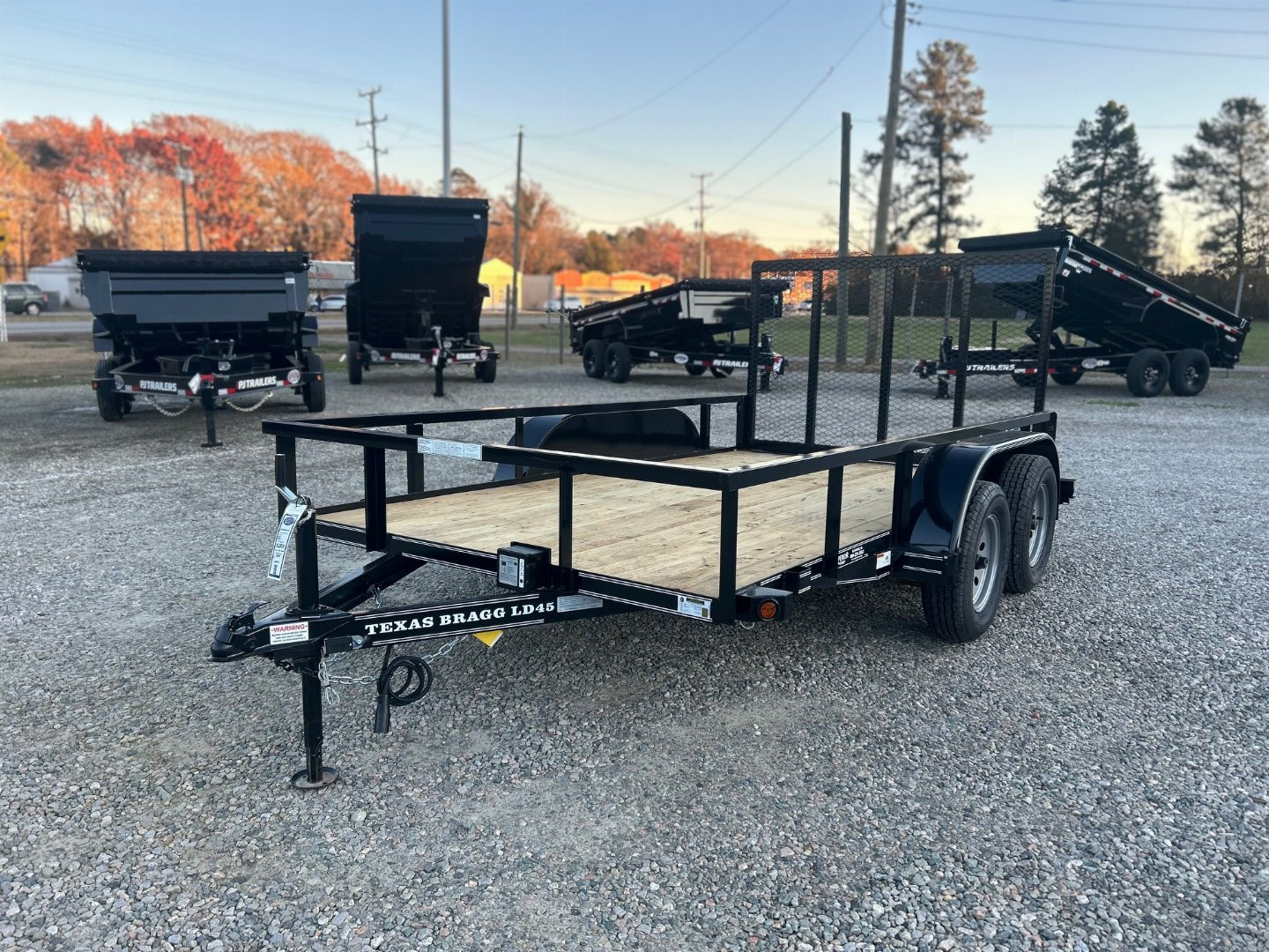 New 2025 TEXAS BRAGG TRAILERS 12LD 5K w/ Gate Utility Trailer