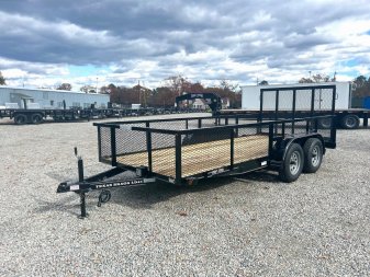 New 2025 Texas Bragg 16LD w/ 2' Sides & Gate