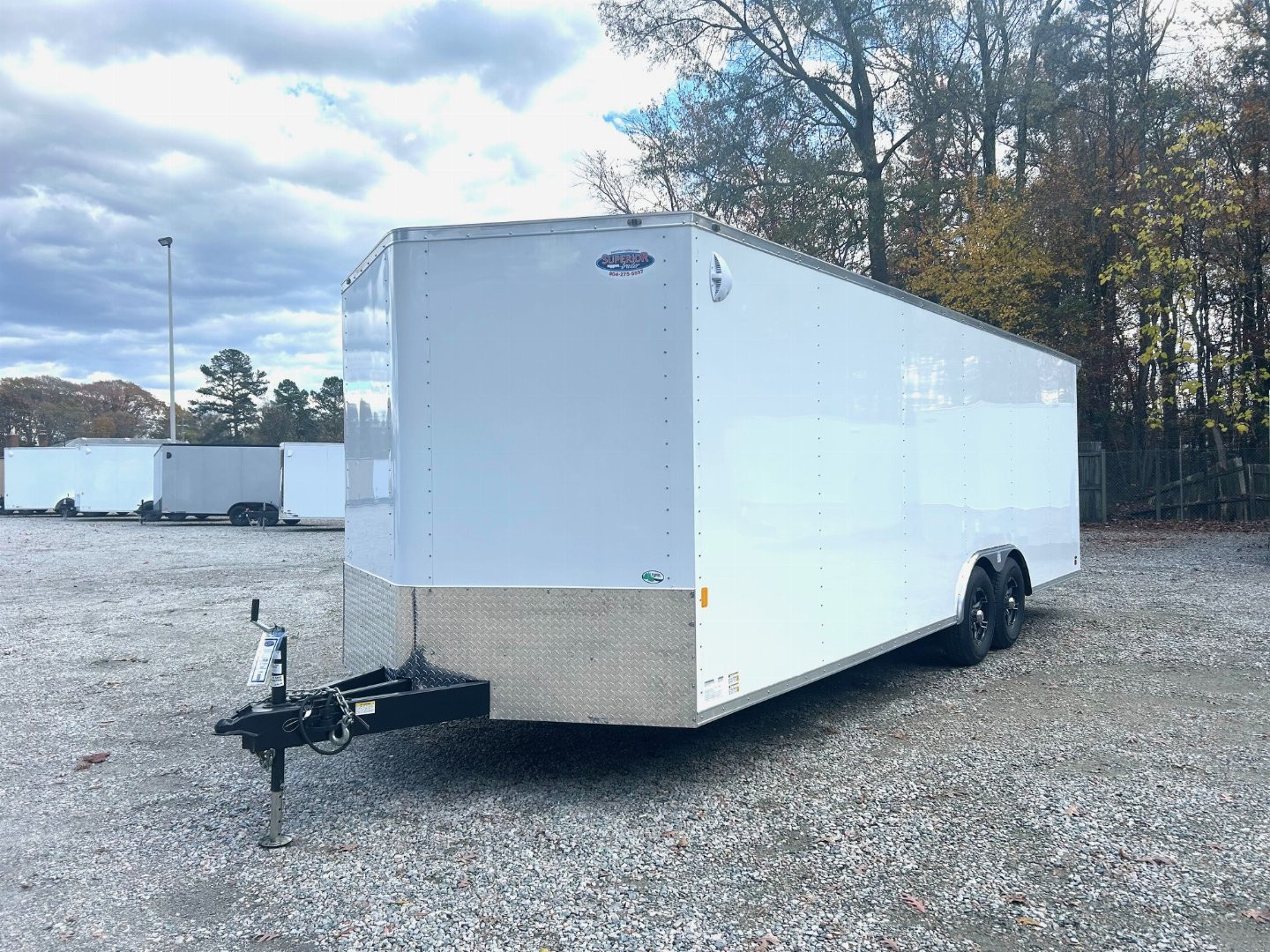 New 2025 CONTINENTAL CARGO 8.5X24 10K Car/ Racing Trailer w/ Rear Wing