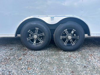 New 2025 CONTINENTAL CARGO 8.5X24 10K Car/ Racing Trailer w/ Rear Wing