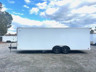 New 2025 CONTINENTAL CARGO 8.5X24 10K Car/ Racing Trailer w/ Rear Wing
