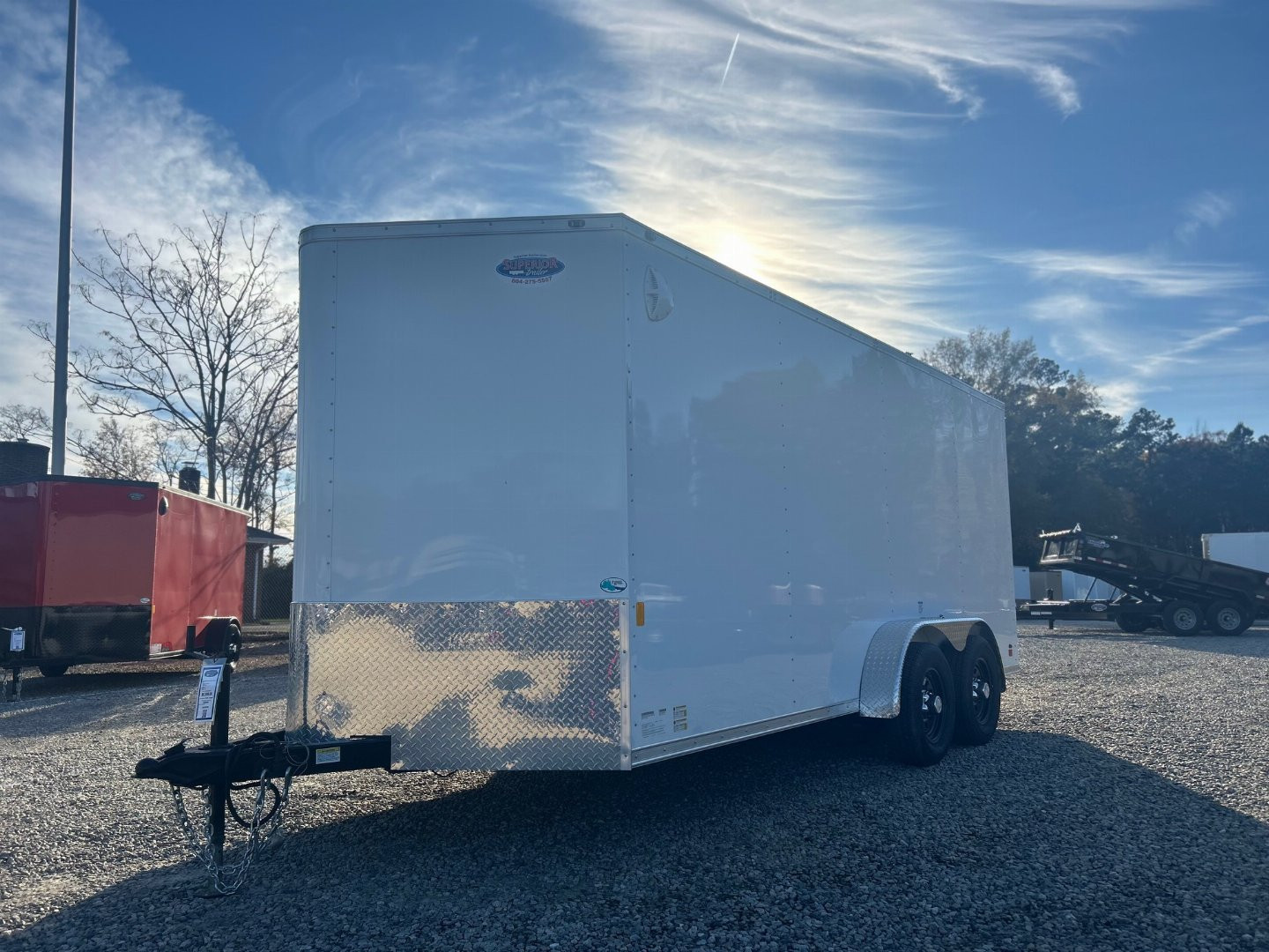 New 2025 CONTINENTAL CARGO 7X16 Enclosed Trailer w/ Ramp Door