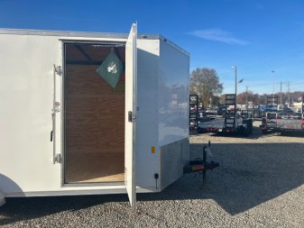 New 2025 CONTINENTAL CARGO 7X16 Enclosed Trailer w/ Ramp Door