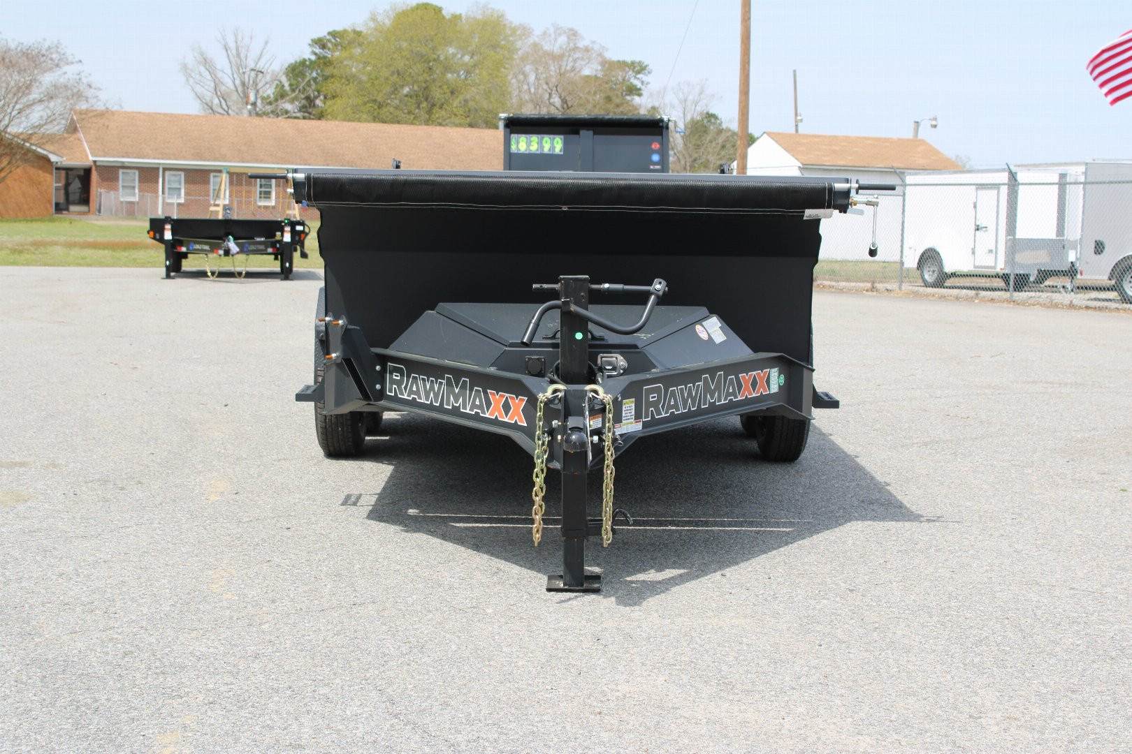 New 2025 RawMaxx 7x14 14K Dump Trailer