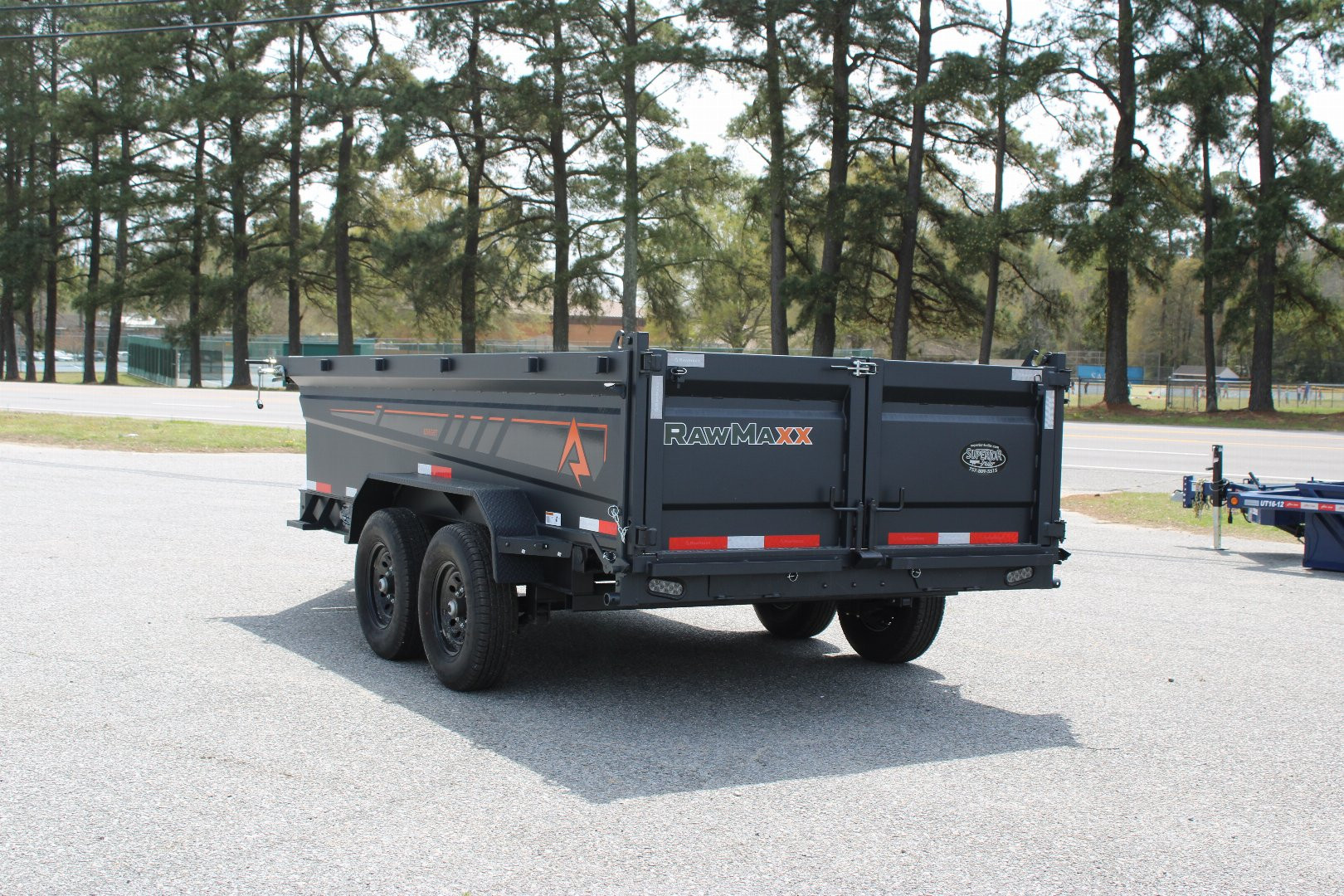 New 2025 RawMaxx 7x14 14K Dump Trailer