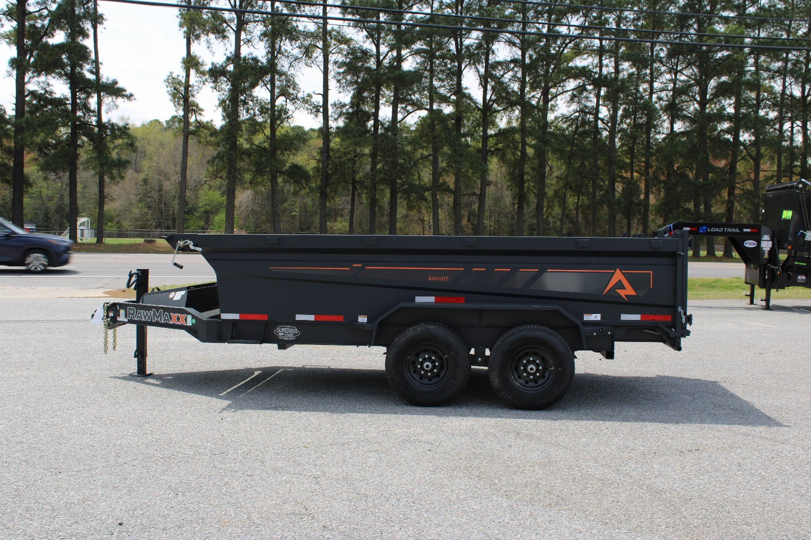 New 2025 RawMaxx 7x14 14K Dump Trailer