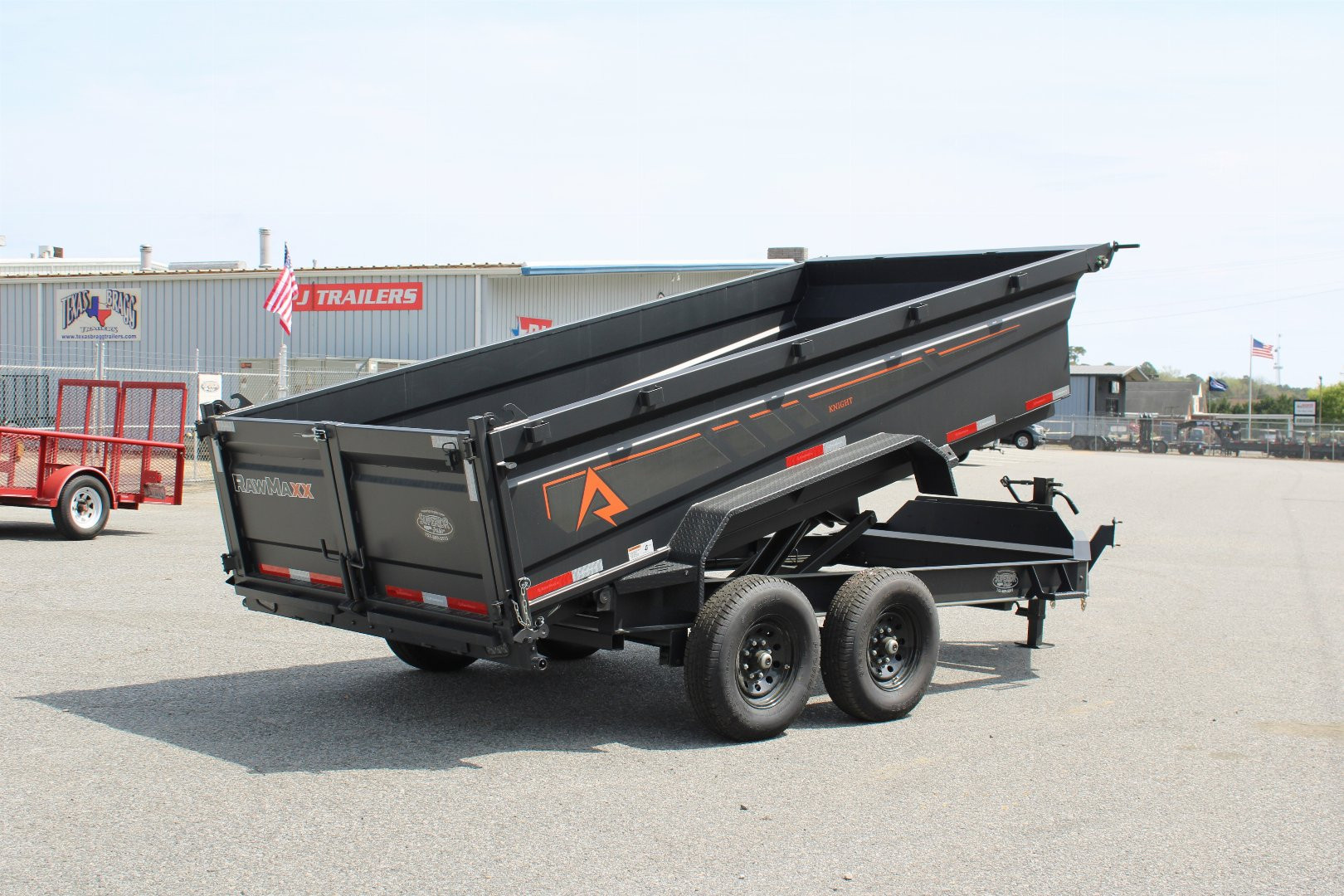 New 2025 RawMaxx 7x14 14K Dump Trailer