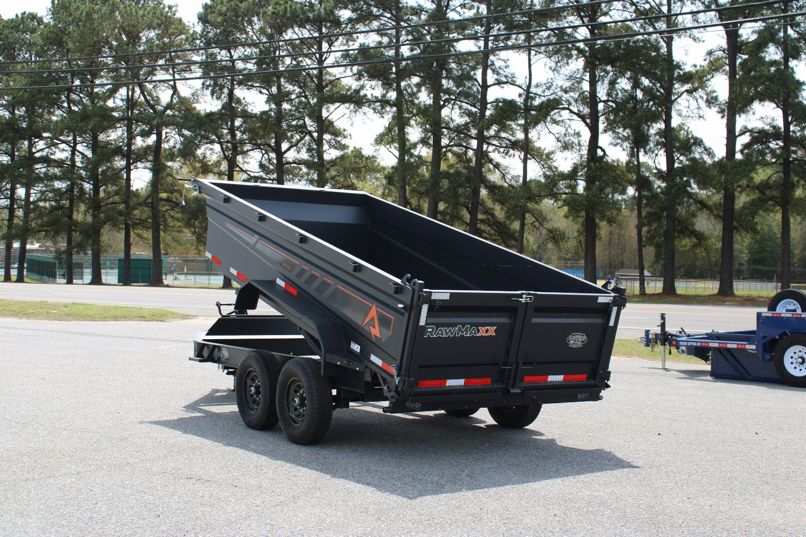New 2025 RawMaxx 7x14 14K Dump Trailer