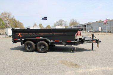 New 2025 RawMaxx 7x14 14K Dump Trailer