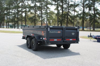 New 2025 RawMaxx 7x14 14K Dump Trailer