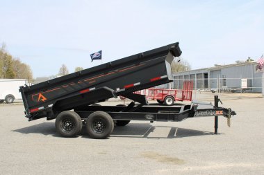 New 2025 RawMaxx 7x14 14K Dump Trailer