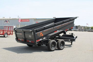 New 2025 RawMaxx 7x14 14K Dump Trailer