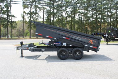 New 2025 RawMaxx 7x14 14K Dump Trailer