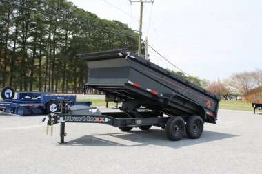New 2025 RawMaxx 7x14 14K Dump Trailer