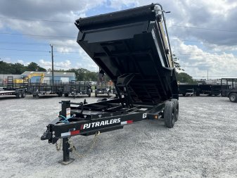New 2025 PJ Trailers Voyager 7x14 14K Dump Trailer *plus an additional $500 Rebate*